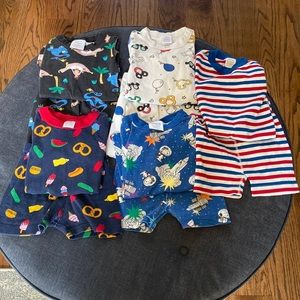 Lot of 5 pairs size 5 Hanna Andersson Pajamas
